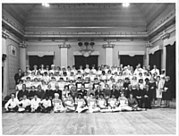 Combined groups. Photo taken 1965